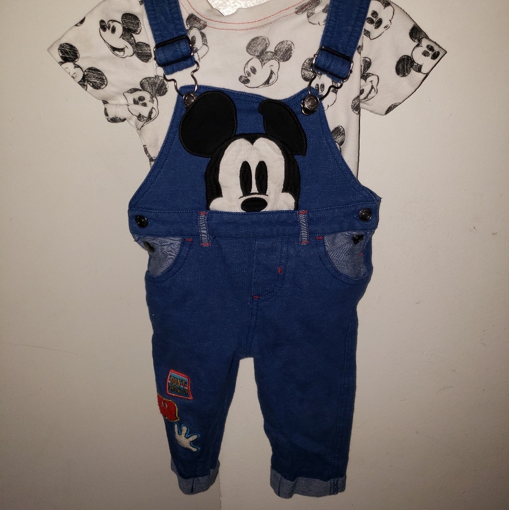 Mickey mouse overalls
